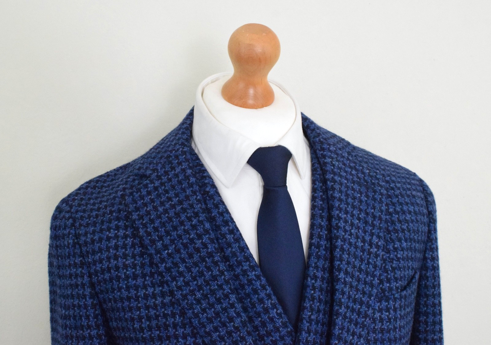 SUITSUPPLY Petrol Blue Textured Weave Suit £627 Size 38S/48S W32 L28 Slim Soho
