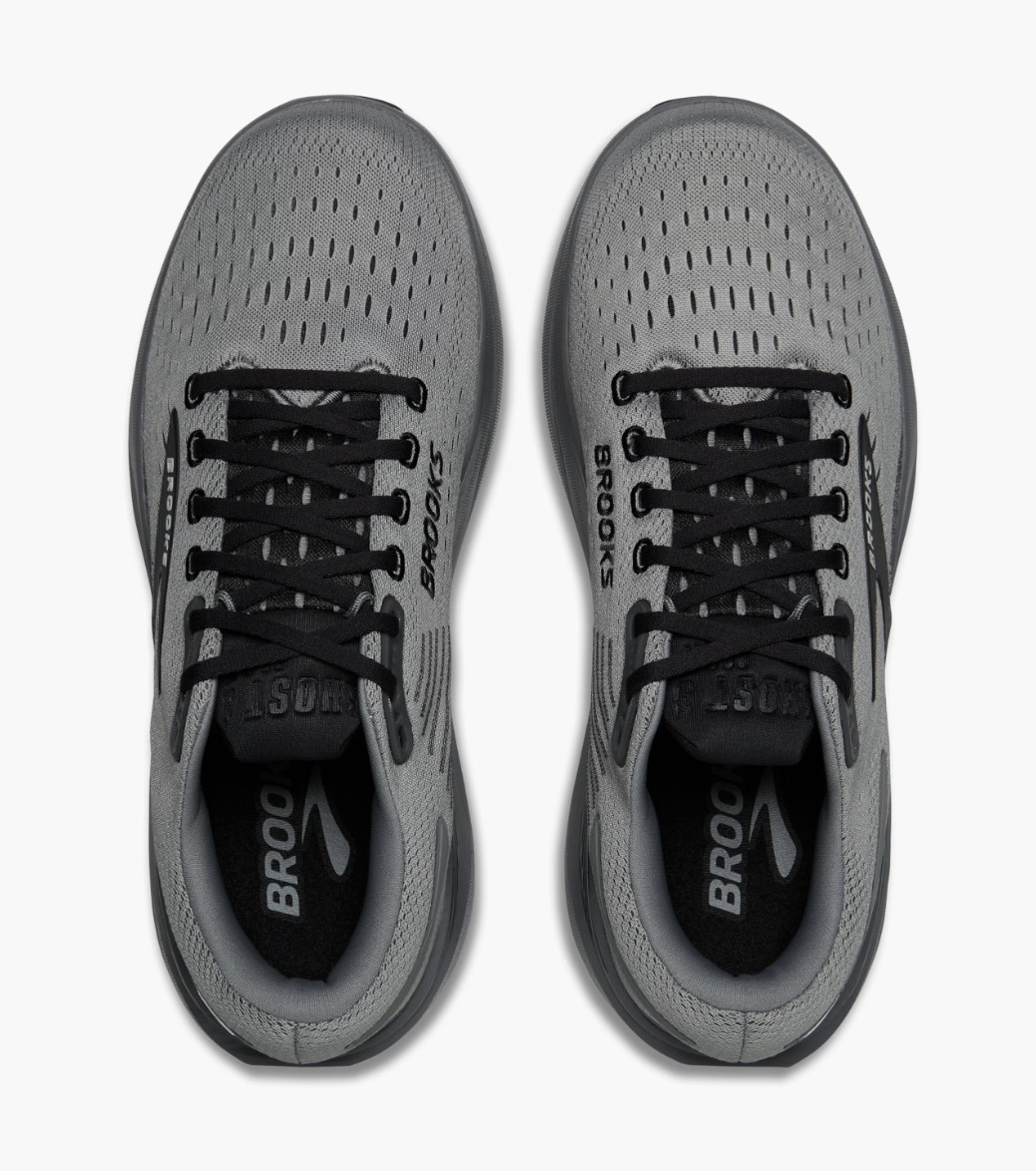 [BIG SALE] Brooks Ghost Max 3 Men’s Running Shoes Primer Grey Ebony Wide 2E