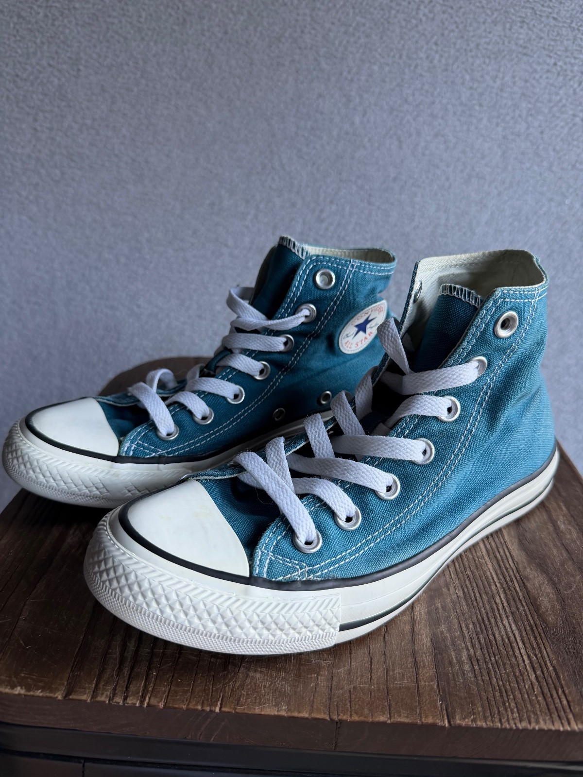 Converse Chuck Taylor All Star High Top Canvas Sneaker Men 4 Women 6 Turquoise