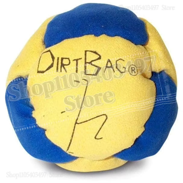 Dirtbag Classic Footbag Hacky Sack 3-Pack with Carry Pouch,Sand-Filled 8-Panel S