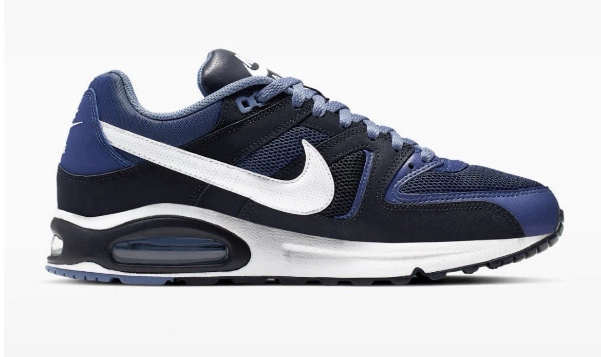 Nike Air Max Command Deep Royal White Dark Obsidian 629993-410 Men’s Multi Size