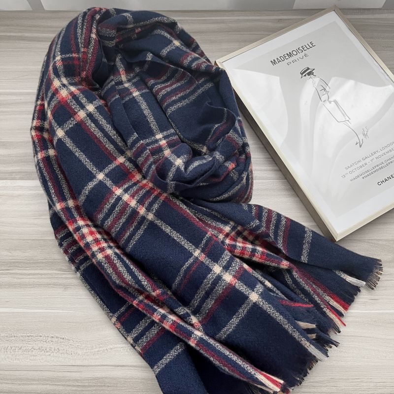 Fall Winter Thick Scarfs Soft Warm Cashmere Feel Long Shawl Wrap for Women