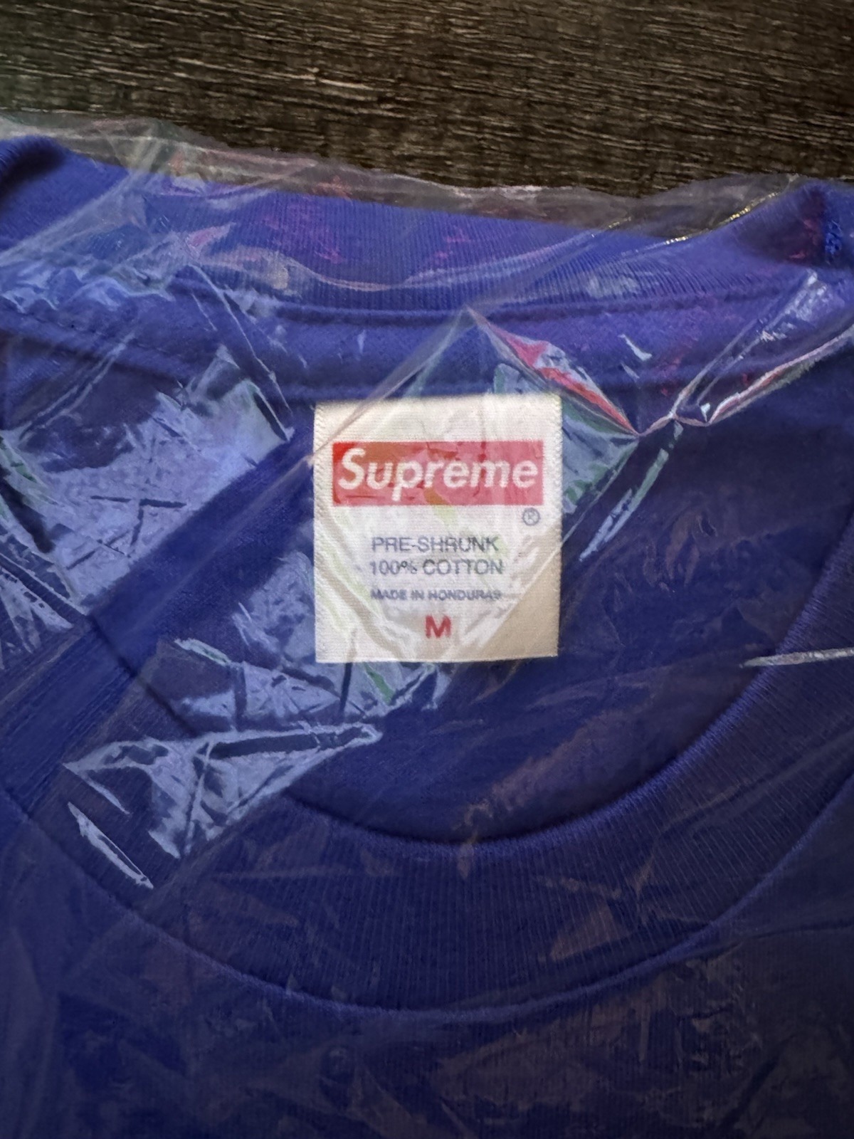 Supreme Based Tee Lil B Royal Blue Size Medium Brand New