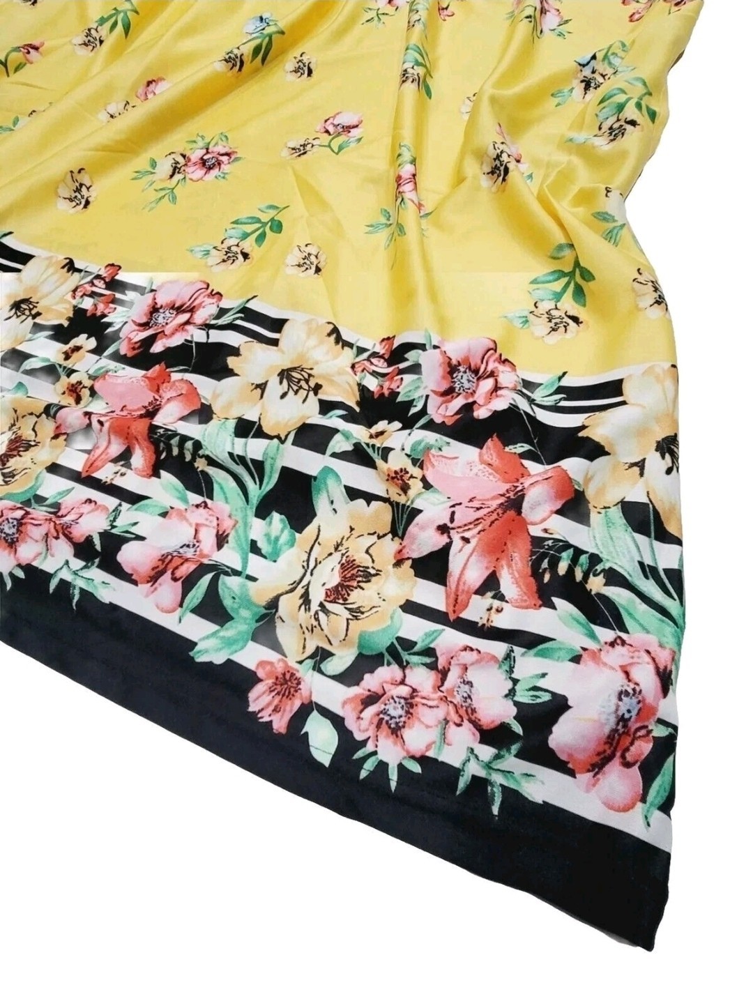 Anthony Richards VTG Yellow Floral Mumu House Patio Dress Lounger Women’s Plus