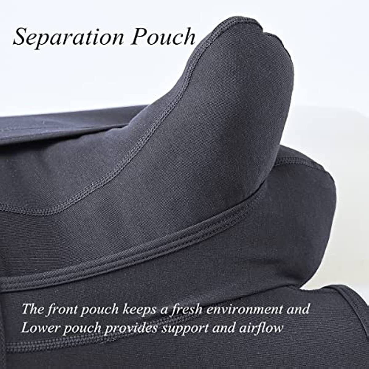 Pack of 1-3 Men Bamboo Anti Chafing Soft Comfort Long Leg Boxer Underwear Briefs