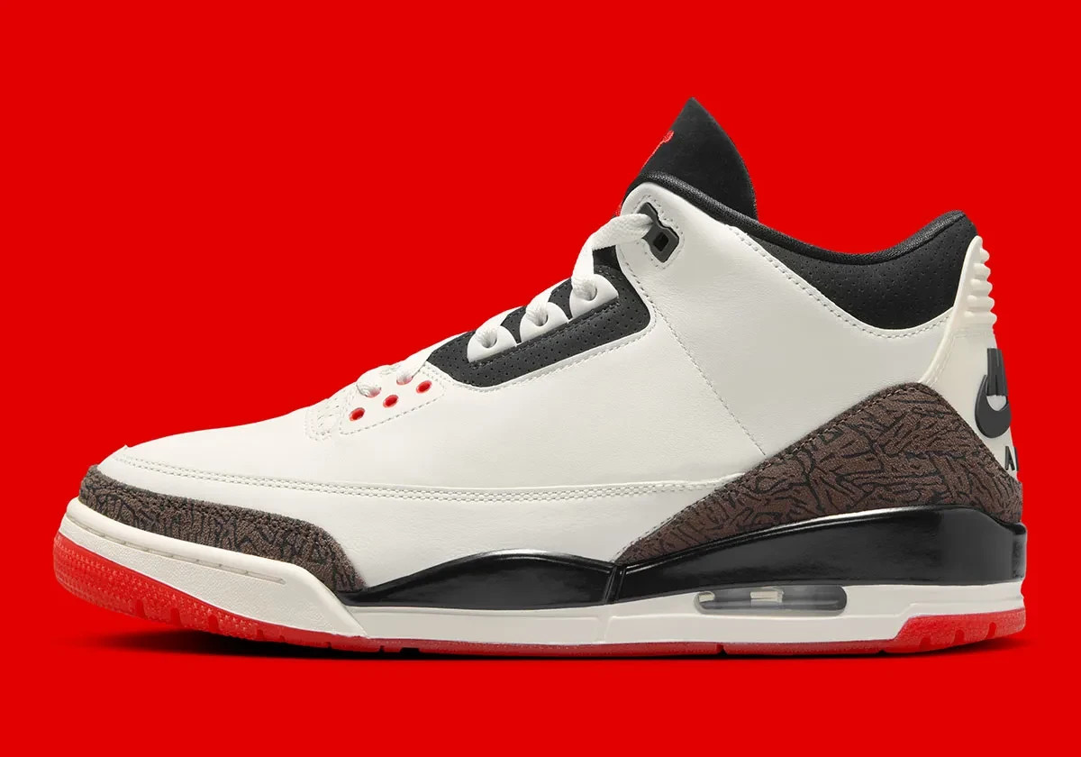 Nike Air Jordan 3 Retro OG World’s Best Dad Sail Black Red IF4396-103 Mens NEW