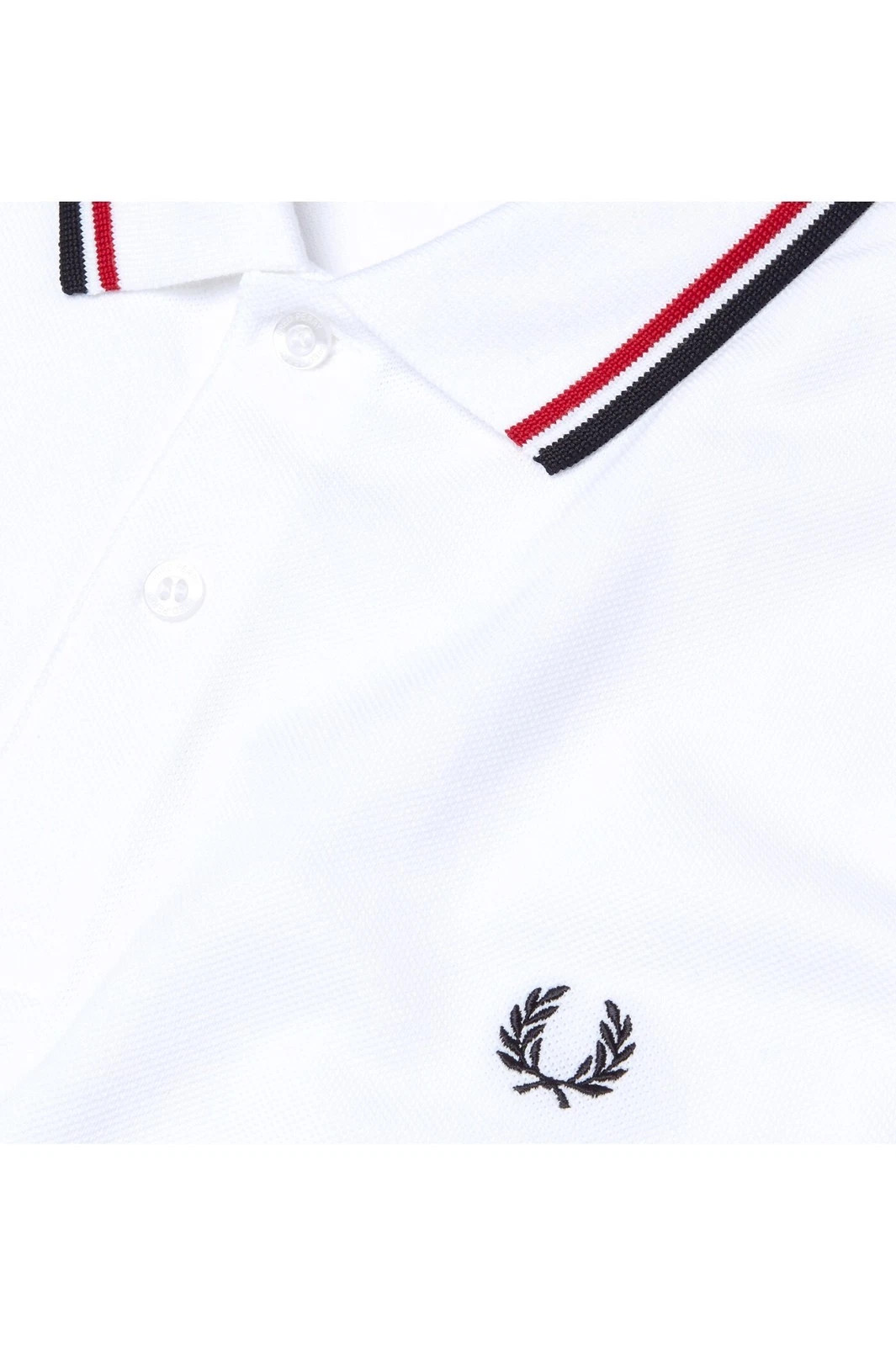 Fred Perry Polo Shirt Slim Fit Pique Twin tipped
