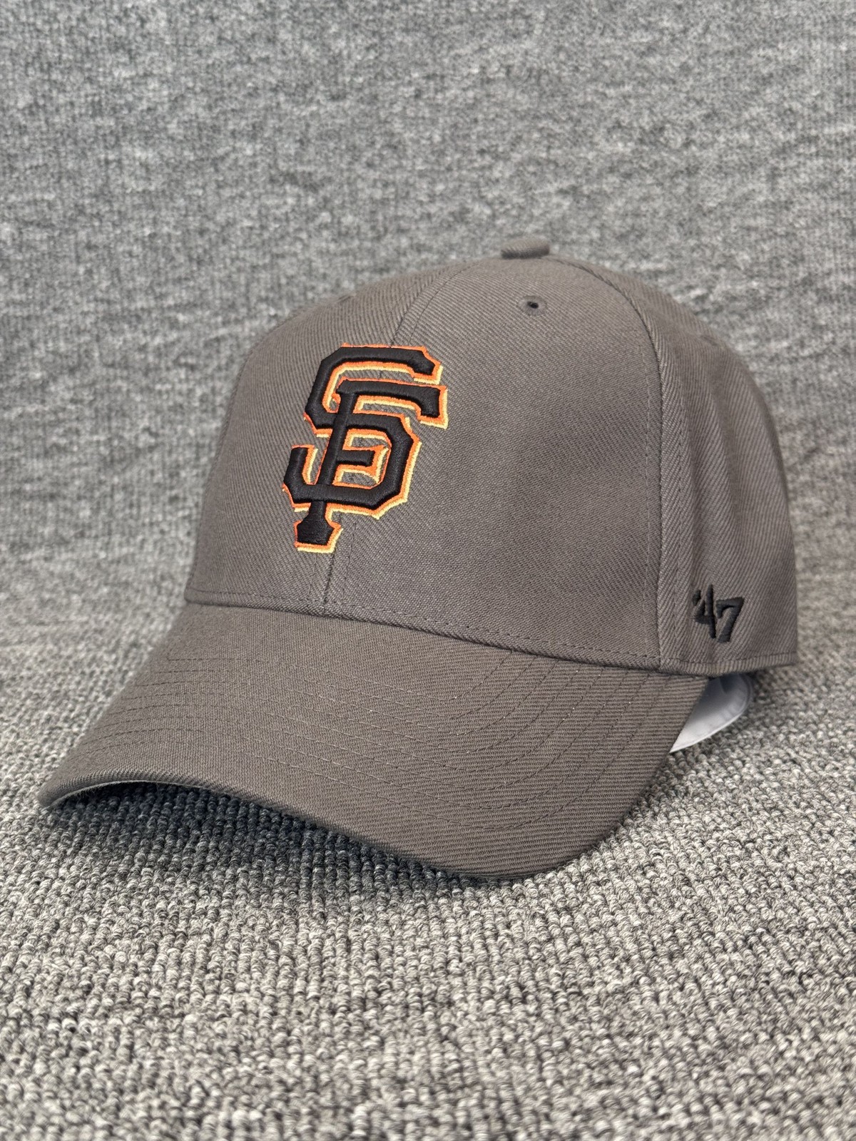 47 Brand San Francisco Giants Strapback Charcoal Grey One Size Baseball Cap