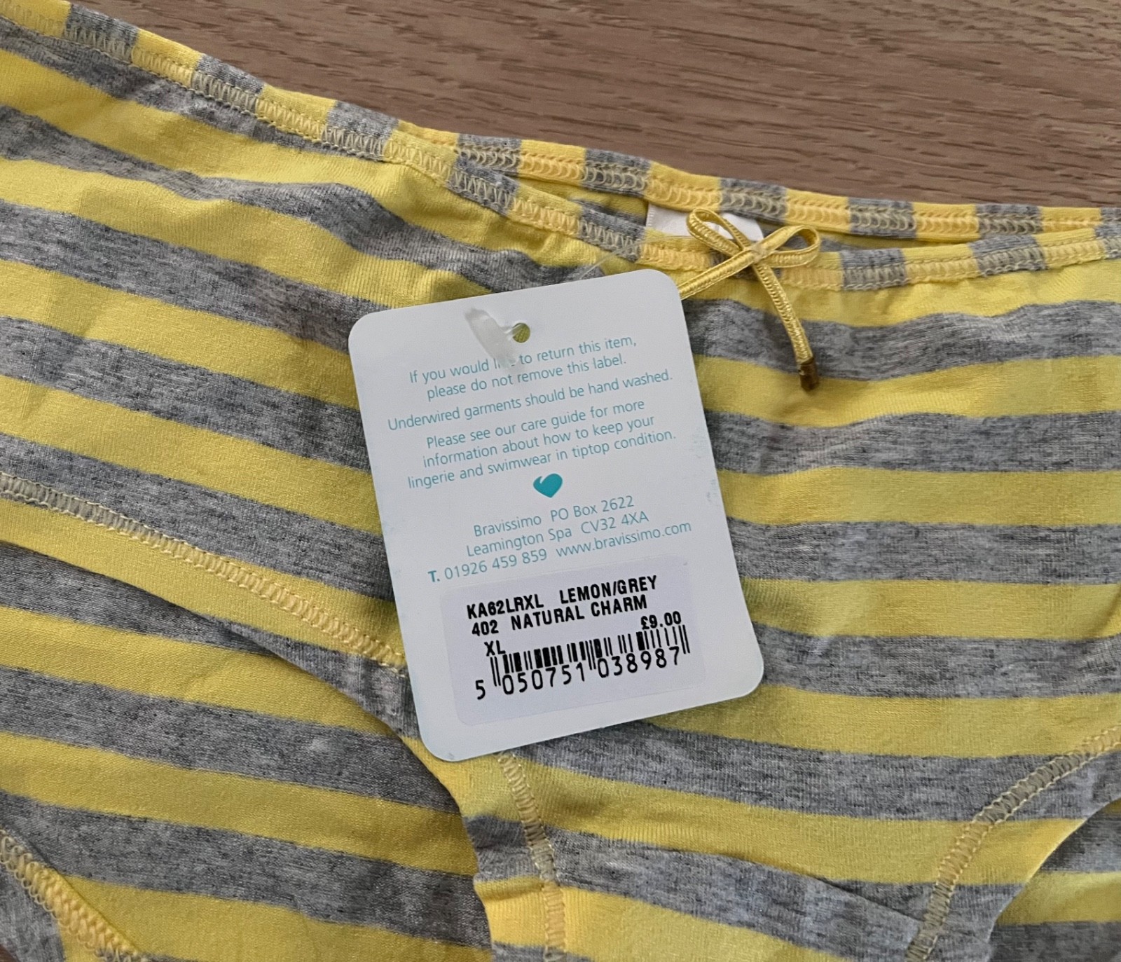 NEW Kalyani at Bravissimo Size XL ‘Natural Charm’ Cotton Blend Knickers