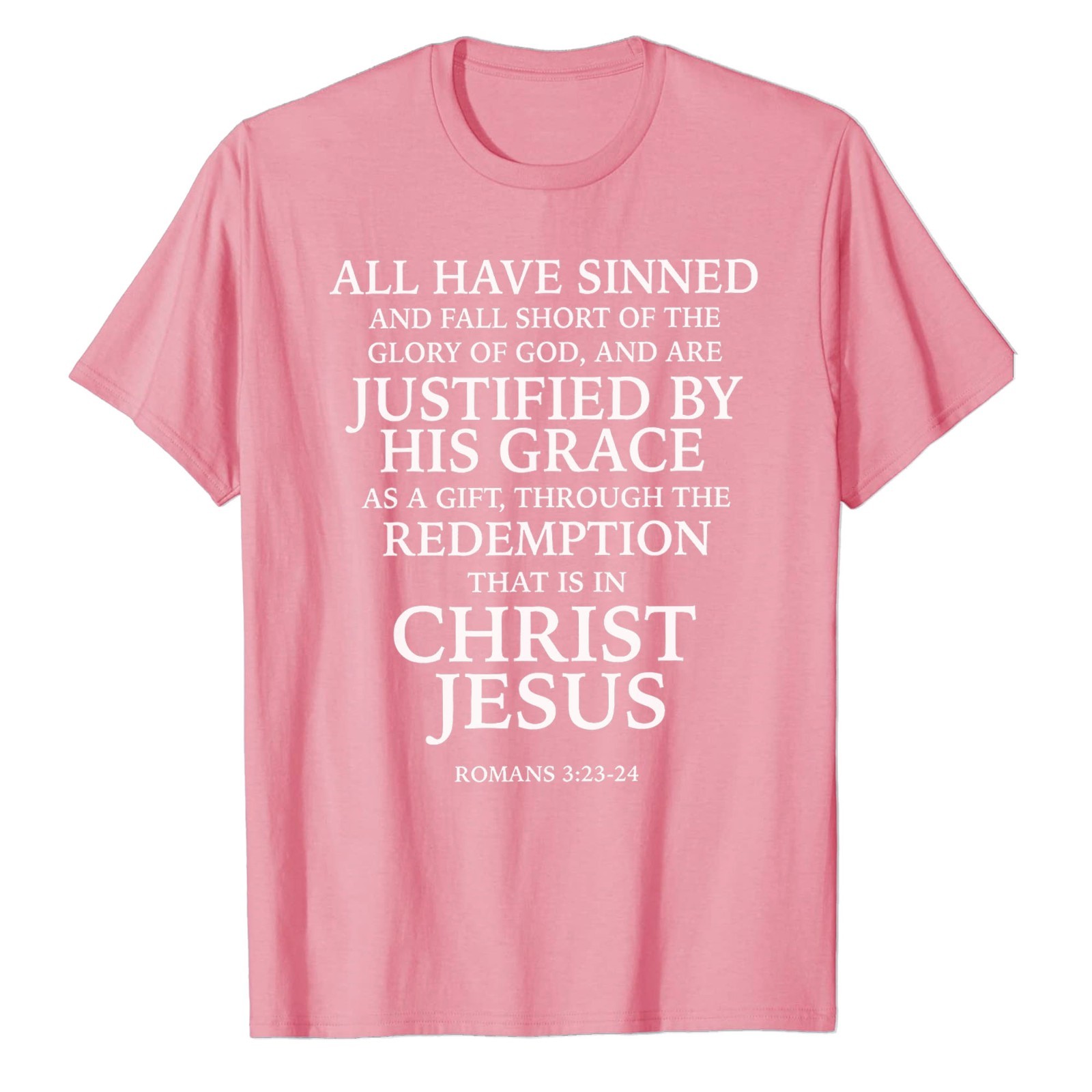 Redemption Jesus Christ Roman T-Shirt Faith in God Christian Bible Catholic Tee