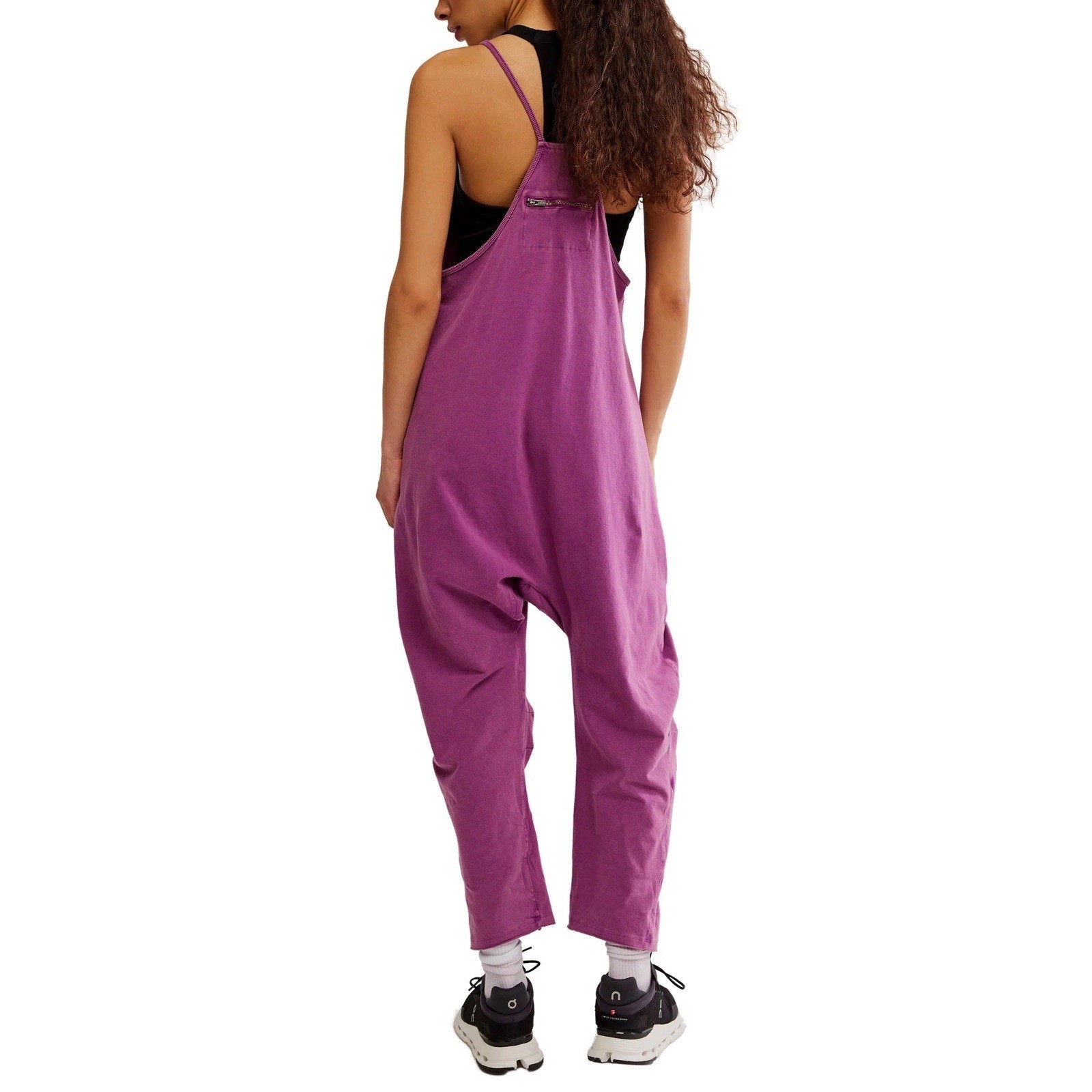 Free People Movement Hot Shot Jumpsuit Deep Mulberry NWT New With Tags Small