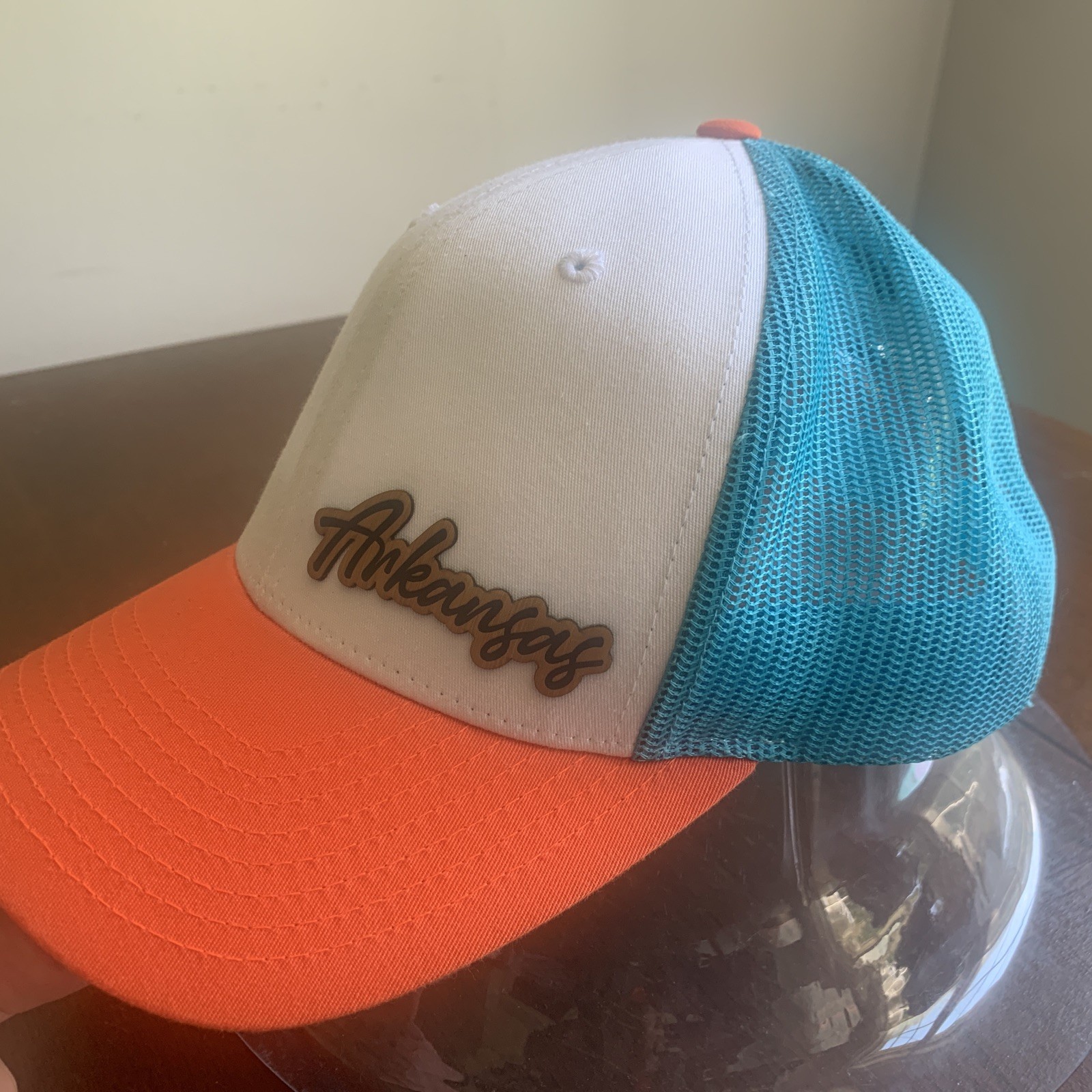 Arkansas Md/ Lg Low Profile Trucker Hat Snapback Mesh Back Cap 115CH Adjustable