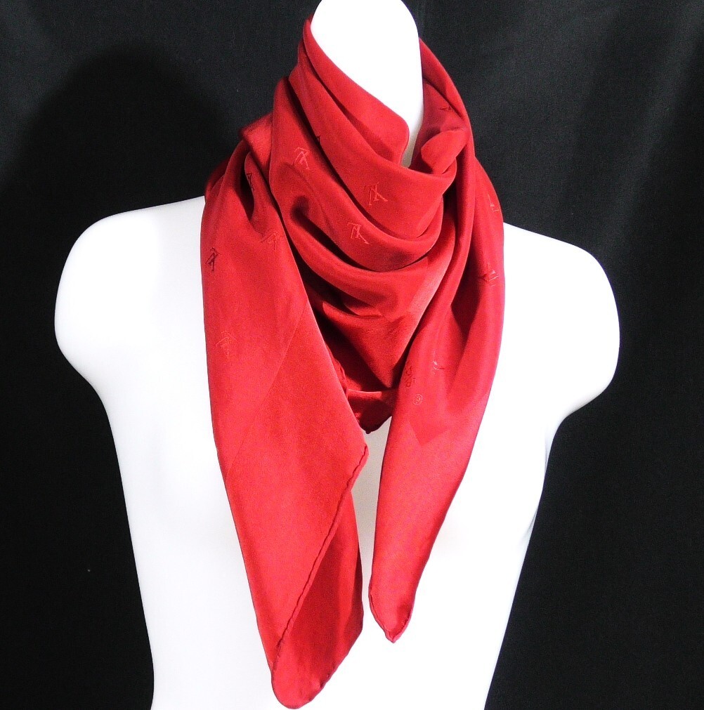 LOUIS VUITTON Large Scarf Silk D602 Japan