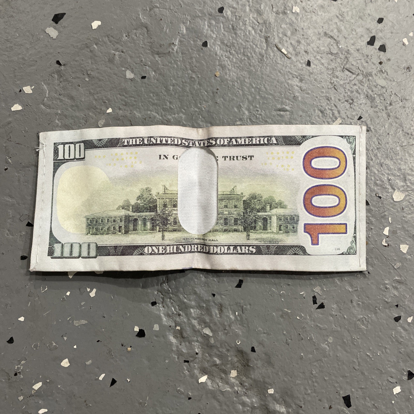USA $100 One Hundred Dollar Bill Print Men’s money holder Bifold Novelty Wallet