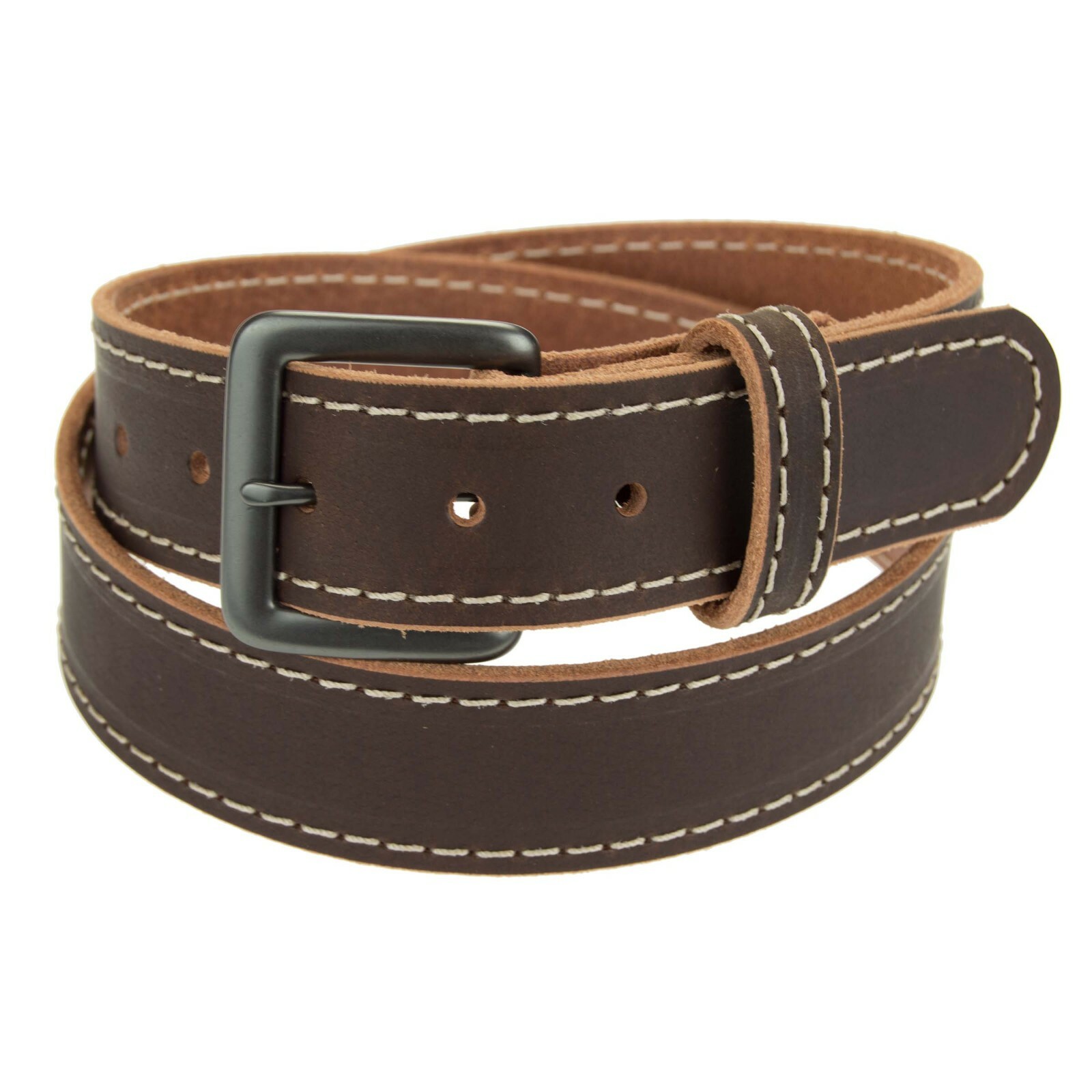 Men’s Belt_1 1/2″ Buffalo Leather_1550 Buckle_Amish Handmade