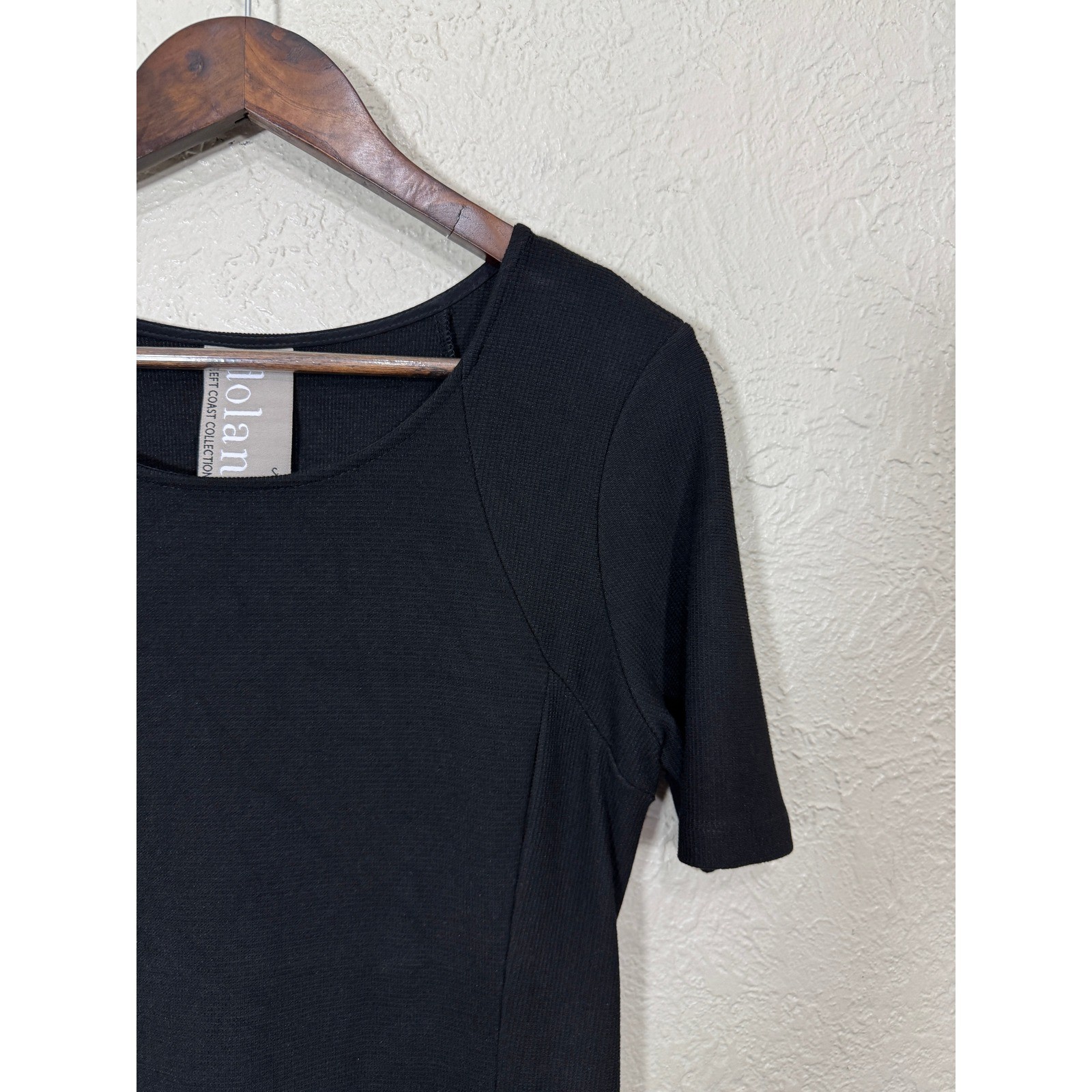 Anthropologie Dolan Dress S Left Coast Textured Travel Stretch Minimalist Luxury