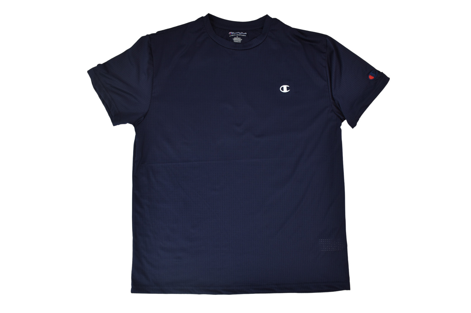 Champion Authentic Activewear Mens Navy Breathable Mesh Shirt New L
