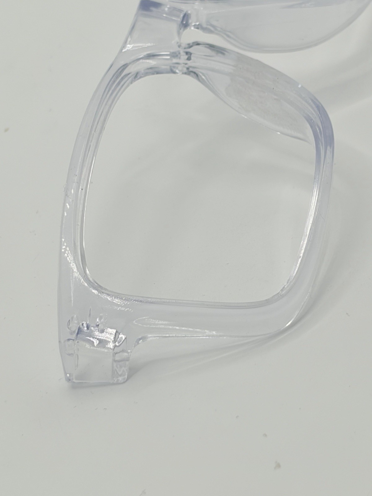 OAKLEY HOLBROOK REPLACEMENT CLEAR FRONT FRAME ORBITALS POLISHED AUTHENTIC PARTS