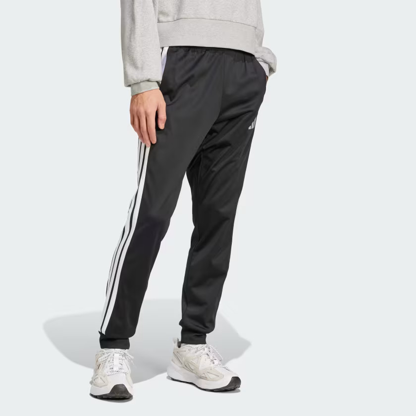 adidas men 3-Stripes Tricot Regular Tapered Track Pants