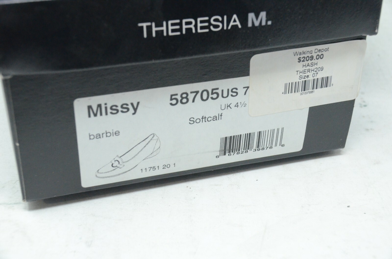 Women’s Theresia M Missy Dress Casual Shoes. Pink Leather. US Women’s Size 7