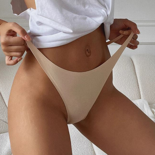 5 Packs Lot Sexy Womens Seamless Panties Lingerie G-String Thong Brief Underwear
