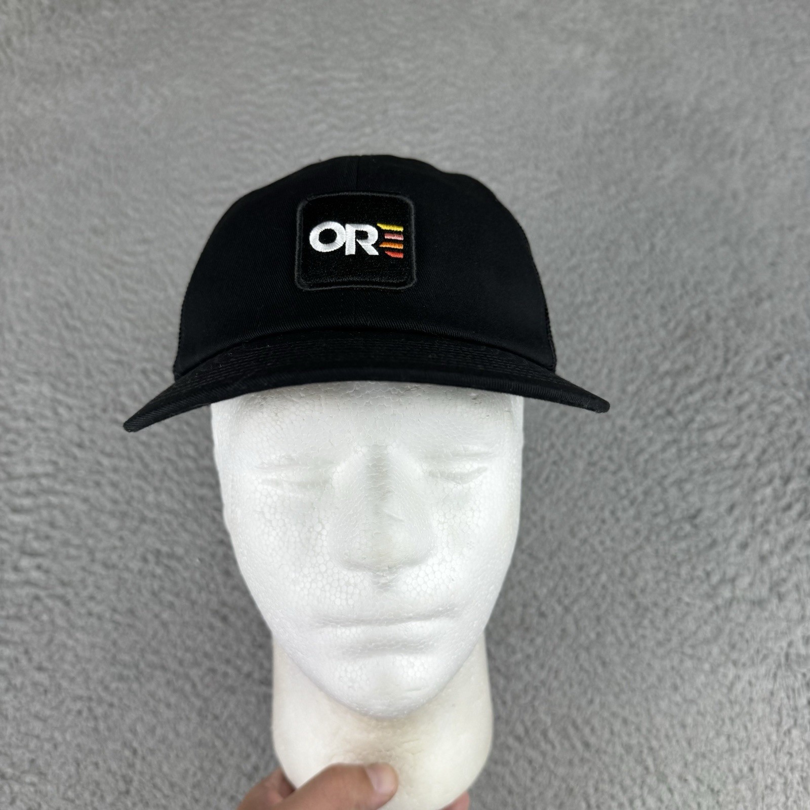 Outdoor Research OR Quadrise Trucker Lo Pro Cap Hat Black Nwt