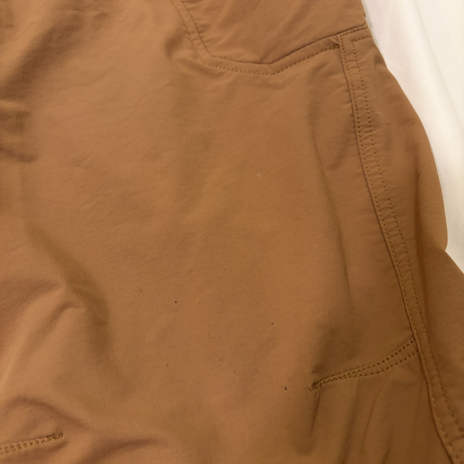 Truewerk T2 Werkpant Mens Size 38×36 Sand Straight Leg Nylon Poly Spandex Good