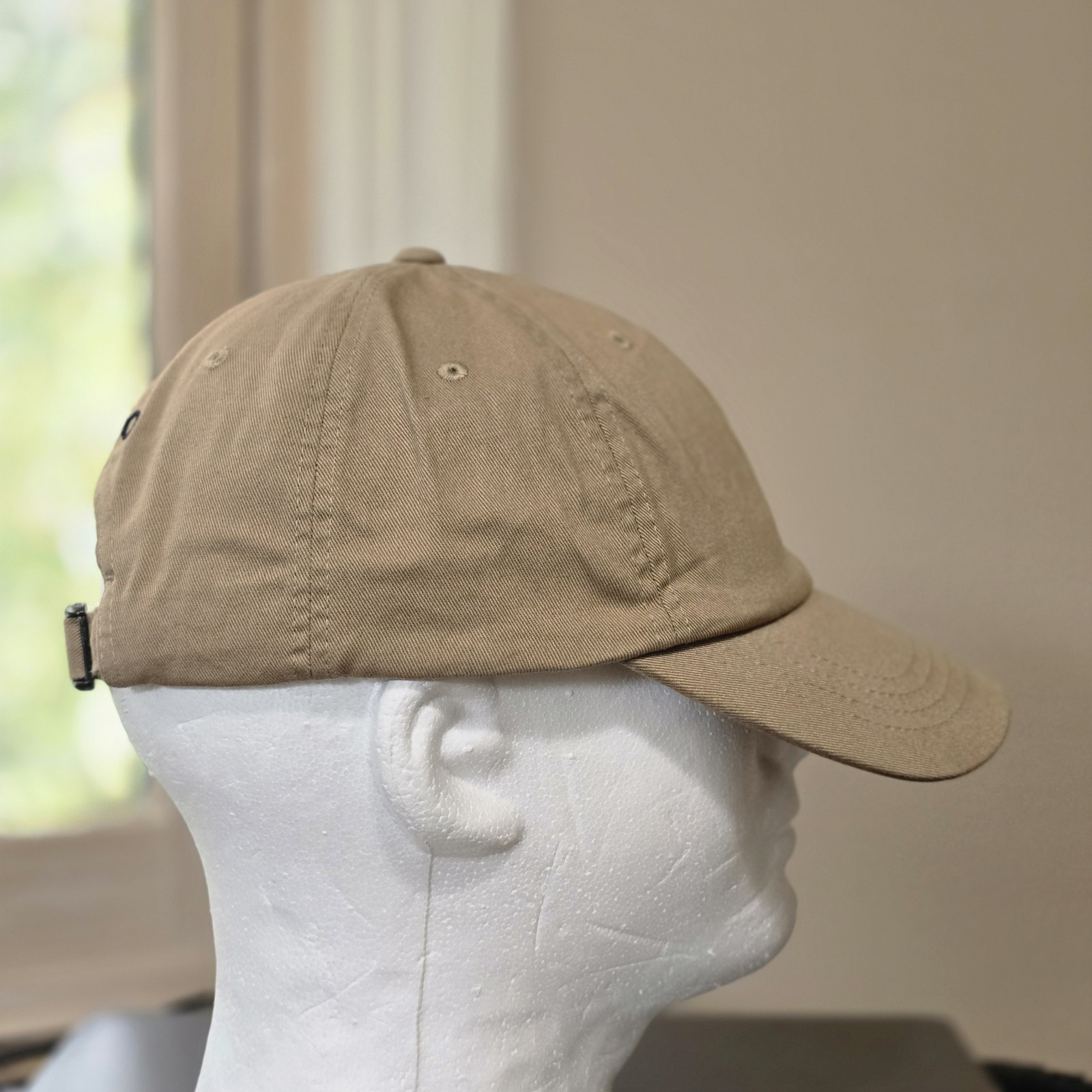 Polo Ralph Lauren Men’s One Size Cotton Chino Adjustable Ball Cap Beige Blue