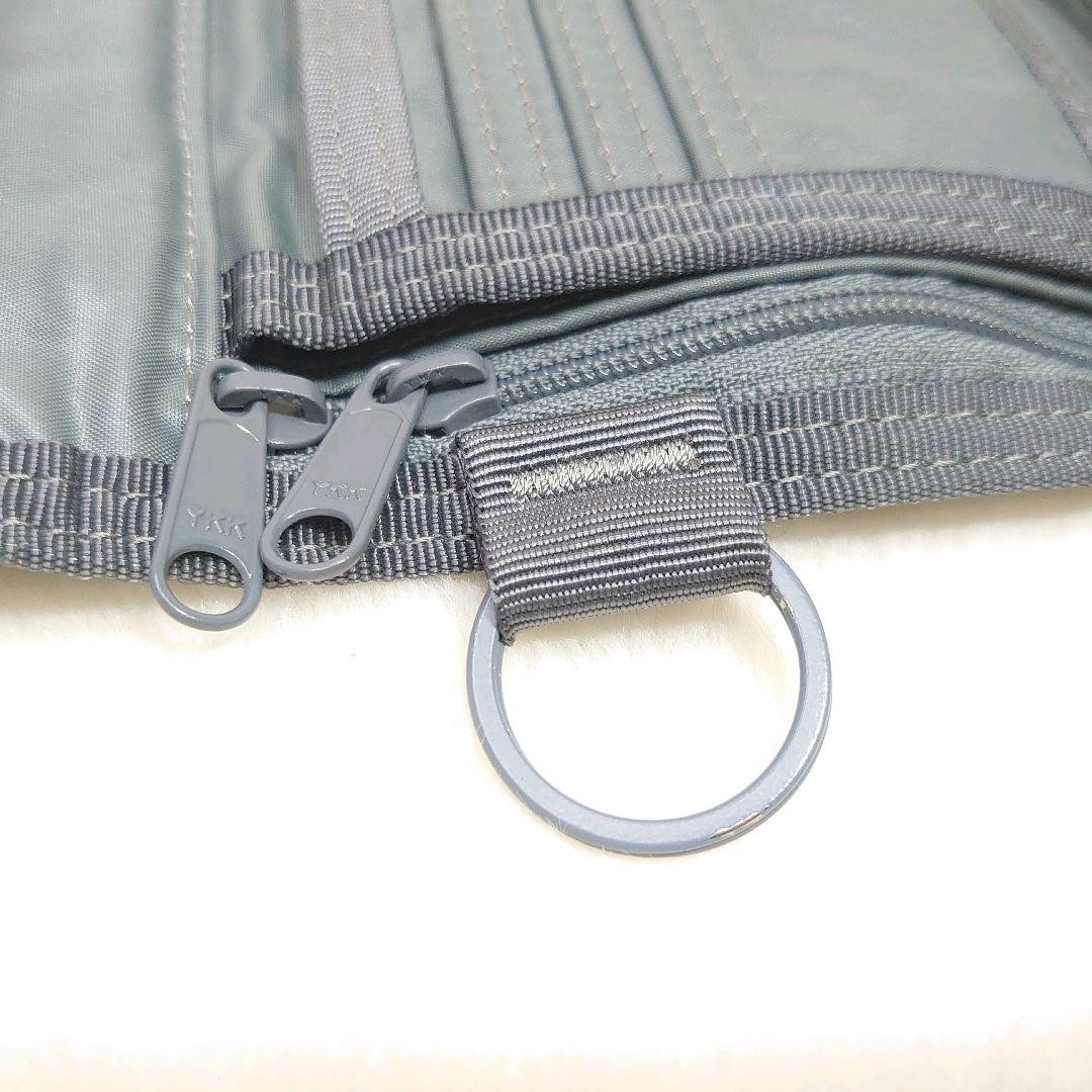 Porter Capsule Trifold Wallet Gray Rare Old Model Nylon Used