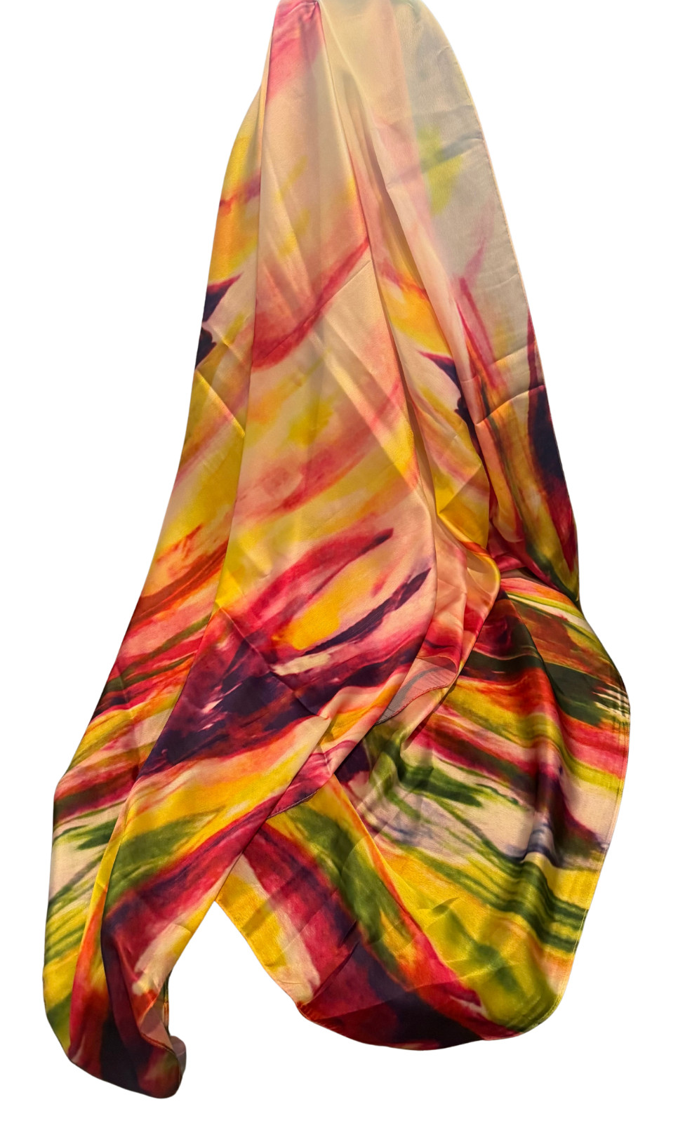 Oil Painting Printed Scarf for Women – Multicolor