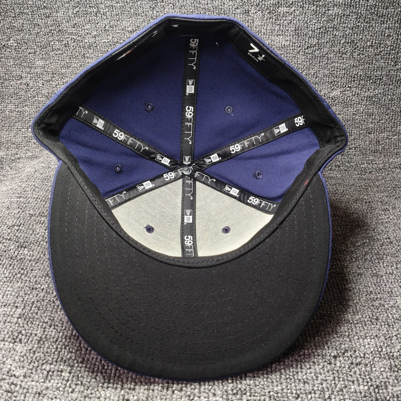 New Era Durham Bulls 59FIFTY Fitted Navy 7 1 4 MiLB Hat