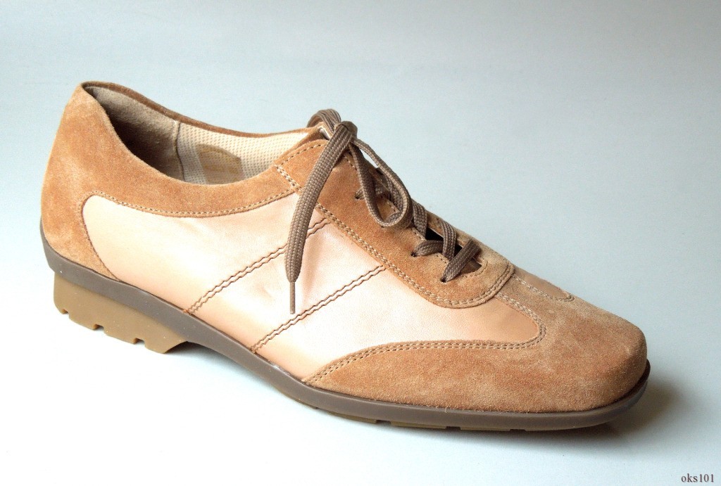 THERESIA M. Graham tan leather shoes 8.5 ‘Janet’ ALOE VERA Made in Germany $275