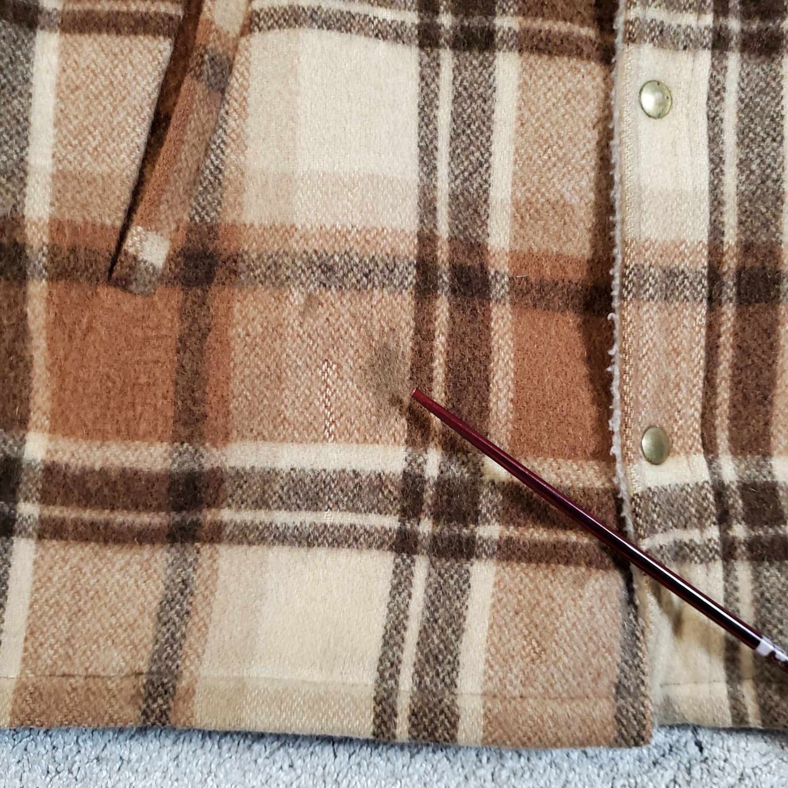 Vintage 70’s 80’s Montgomery Ward Quality Sportswear Jacket Lined Plaid XL RARE