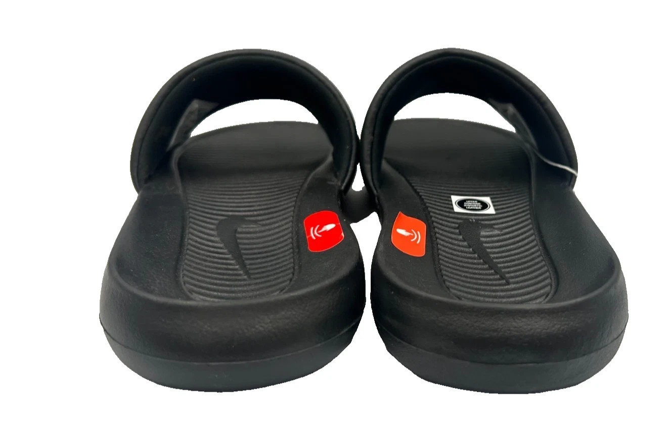 Nike Women’s Victori One Slip On Comfort Slides Sandals Black/White Size:8 82Q
