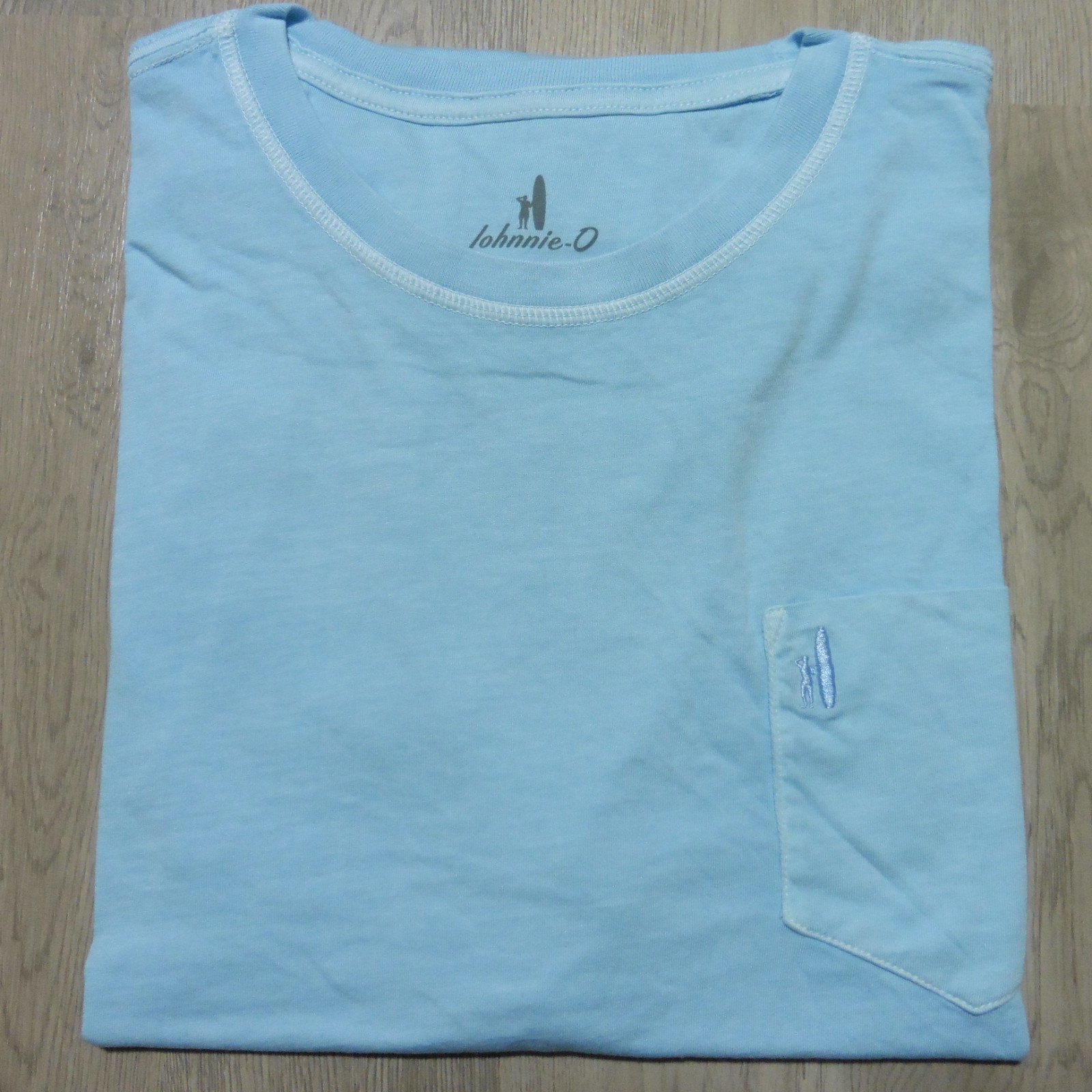 JOHNNIE-O Mens L XL T SHIRT DALE 2.0 SHORT SLEEVE GOLF TEE NAVY MALIBLU BANDANA