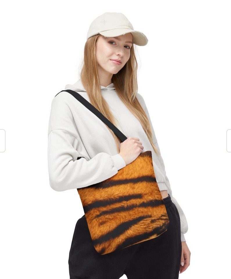 Tote Bag AOP Tiger Stripe