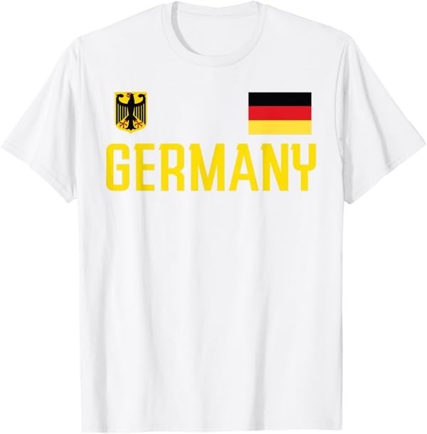 Germany Flag Deutschland Football Soccer Fan Men Women T-Shirt