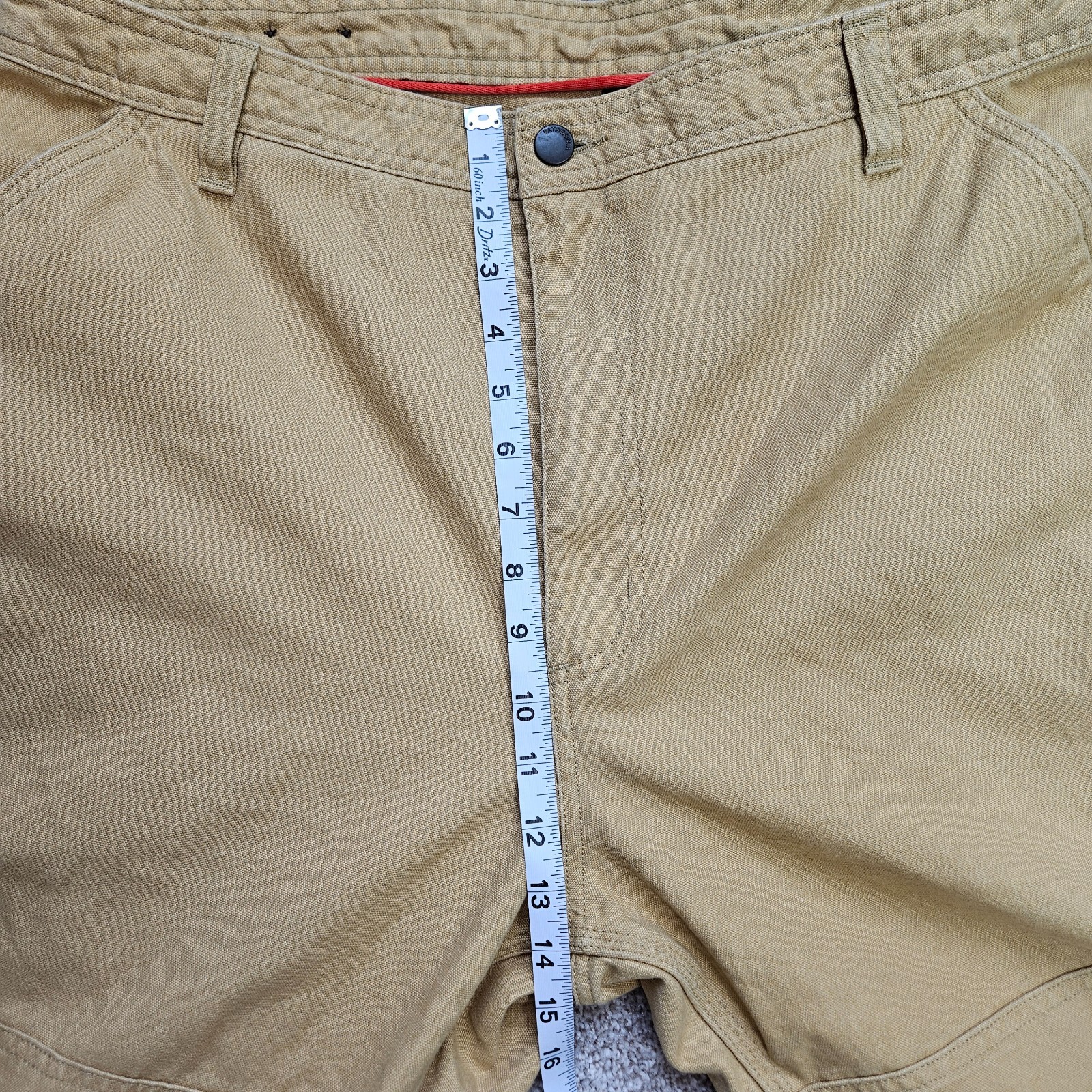 Patagonia All Seasons Hemp Canvas Double Knee Pants Women 18 Tan Workwear