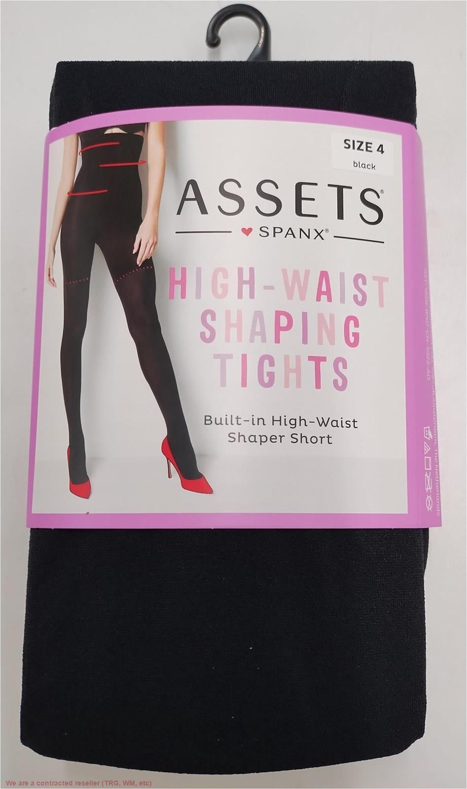 LOT OF 3!!! ASSETS by SPANX Women’s High-Waist Shaping Tights Size 4 Black -182B