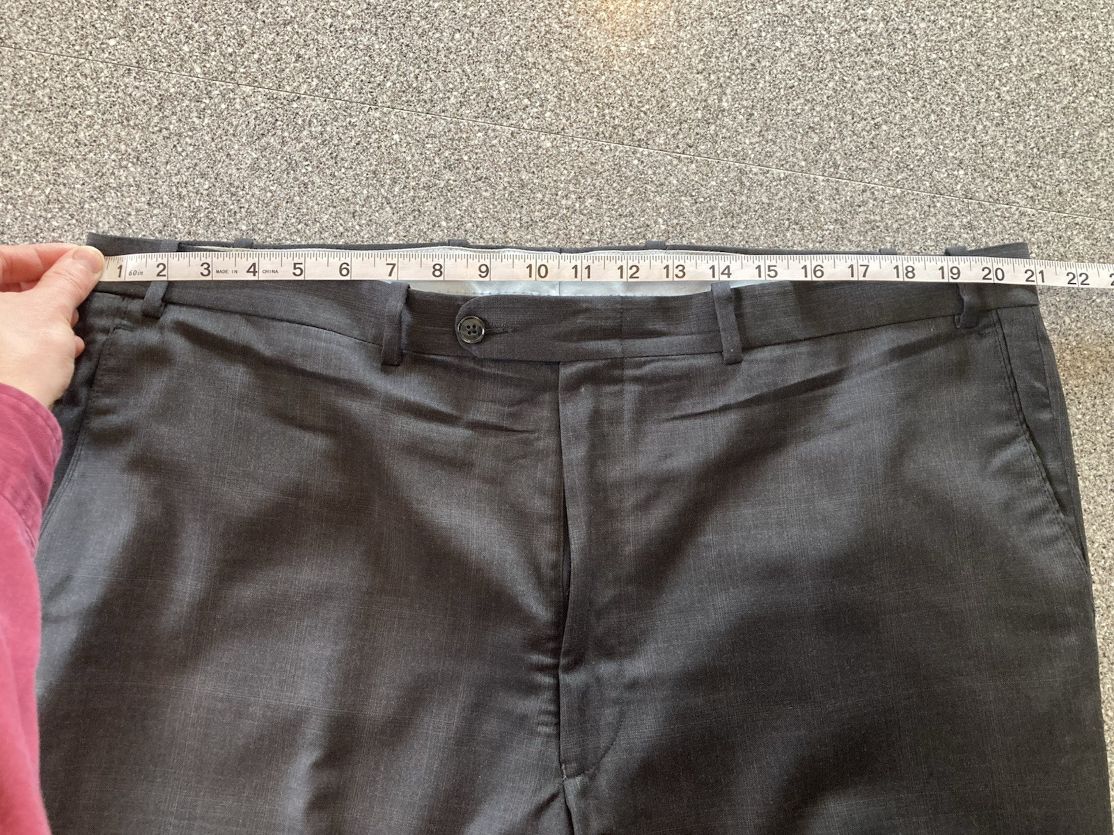 READ 2 Piece: Peter Millar Suit Men 48T Grey Wool Stretch 2 Button+Pants 40×28