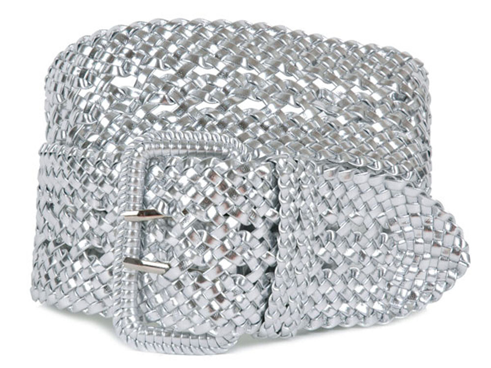 Women’s 3″ Wide Hand Made Braided Square Buckle Belt