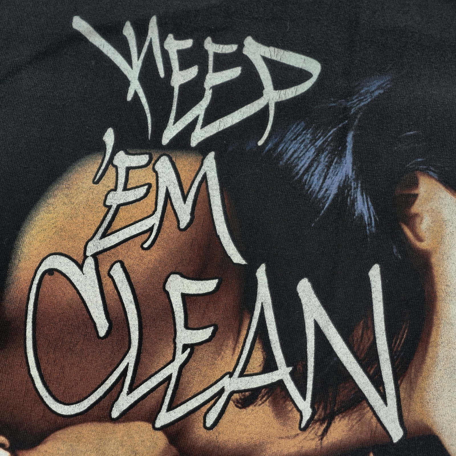 VTG Quality Control T-Shirt “Keep Em Clean” Sneaker Fetish Graphic NSFW XL