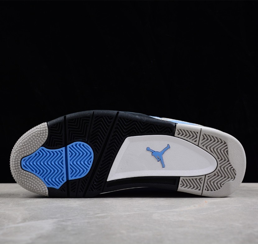 US Siez 7-12 Jordan 4 Retro “University Blue” Basketball Shoes for Men’s Shoes.