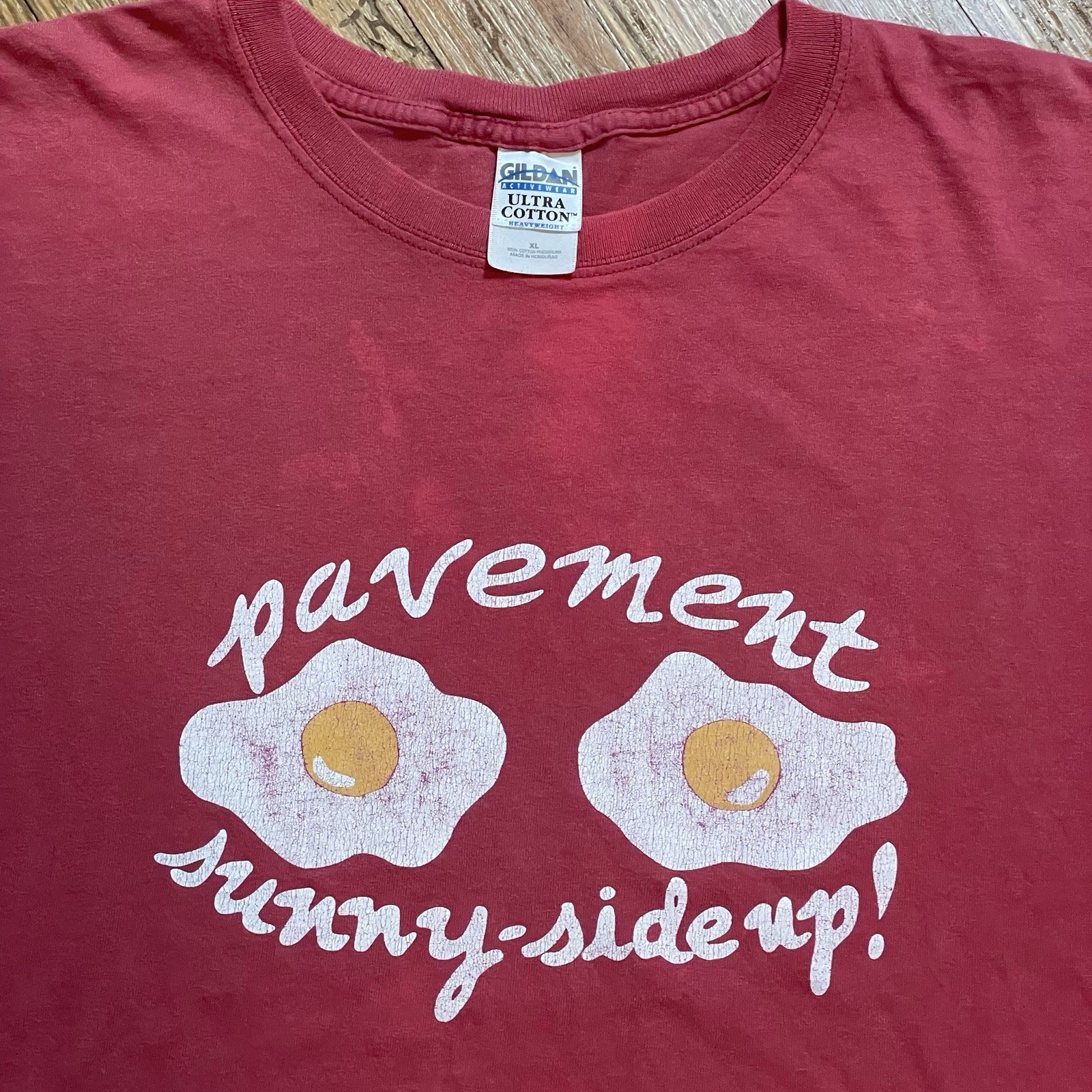 Vintage 90s Pavement Size XL Band Tour Indie Rock Emo Punk Alternative Eggs