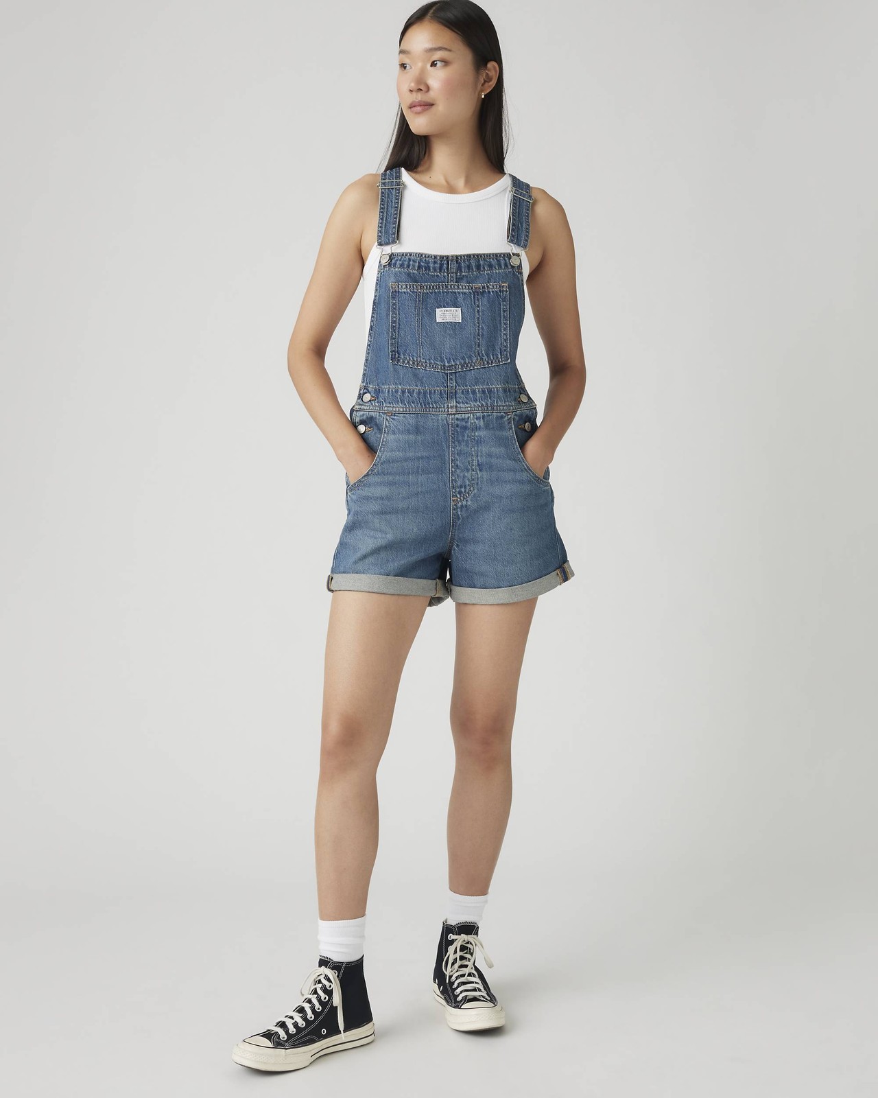 Levi Vintage Women’s Lightweight Shortalls