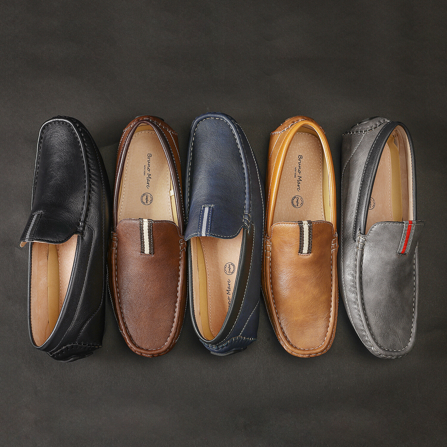 Bruno Marc Men Loafer Shoes Penny Casual Shoes Moccasins Slip On Driving Shoes