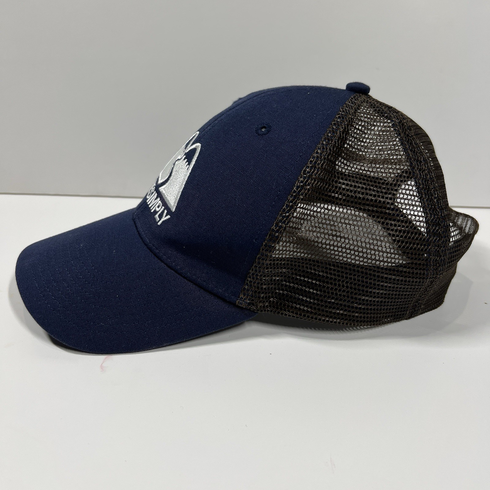 Patagonia Hat Mens Blue Live Simply Winding Lopro Trucker Cap Snap Back Hiking