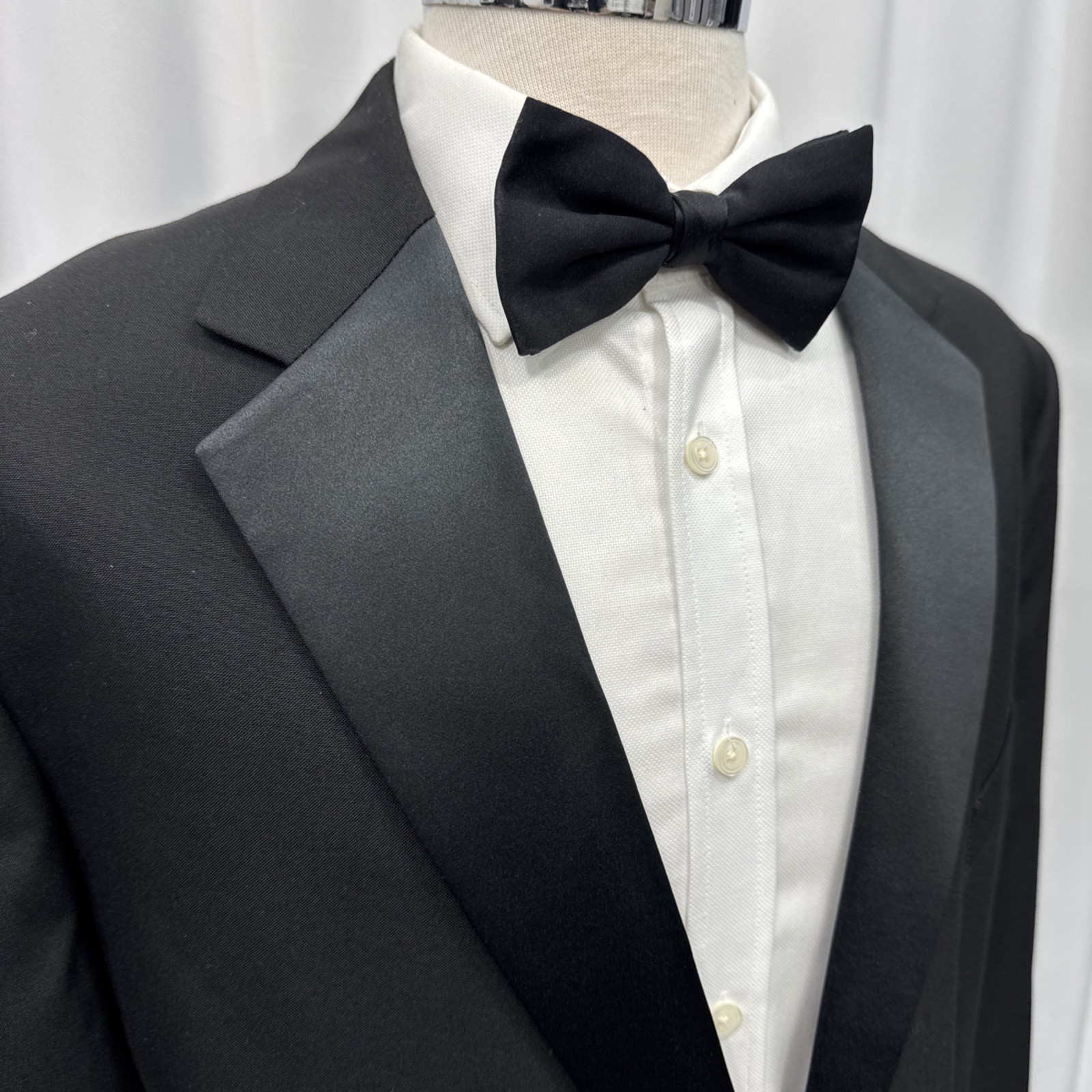 M&S Tailoring Men’s Black Machine Washable 2 Piece Dinner Suit C48M W48 L31