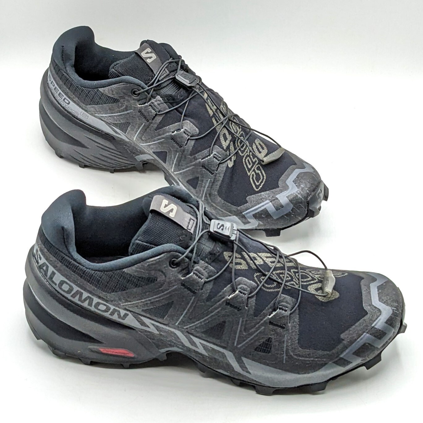 Salomon “Speedcross 6” Men’s Moderate Terrain Running Shoe [Black/Phantom] – NEW