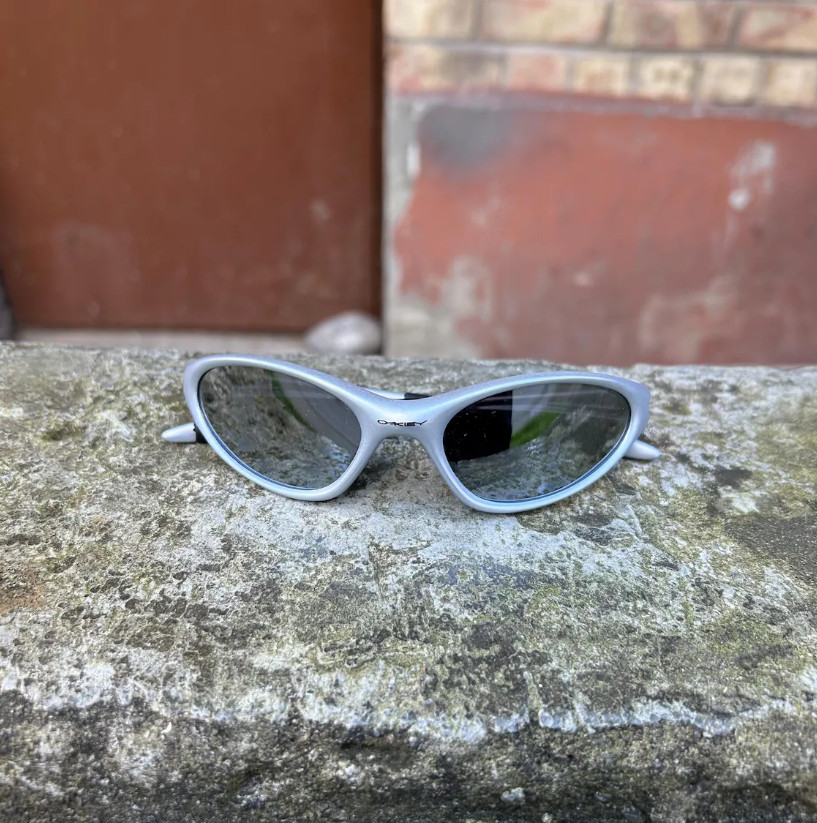 Vintage Oakley Minute Sunglasses Sliver Frame Sliver Lenses Y2K Gorpcore